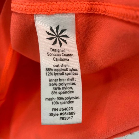 Athleta Fulfillment RB Tank Top Coral Pink  Medium - Picture 8 of 8